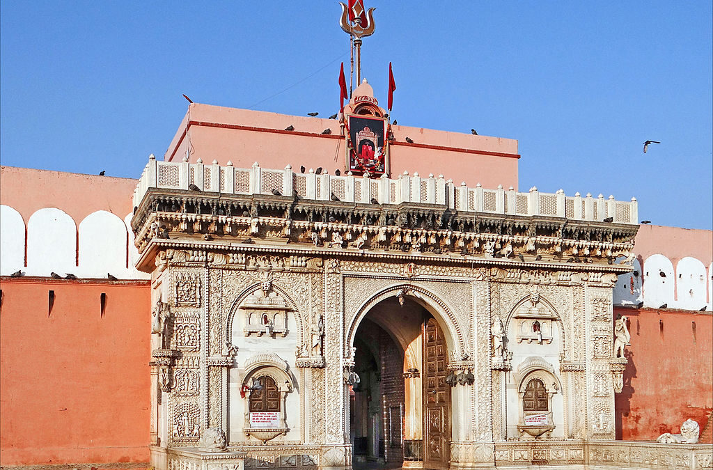 Foto del tempio di Karni Mata, in India.