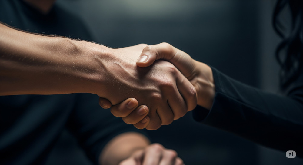 Stretta di mano della mafia