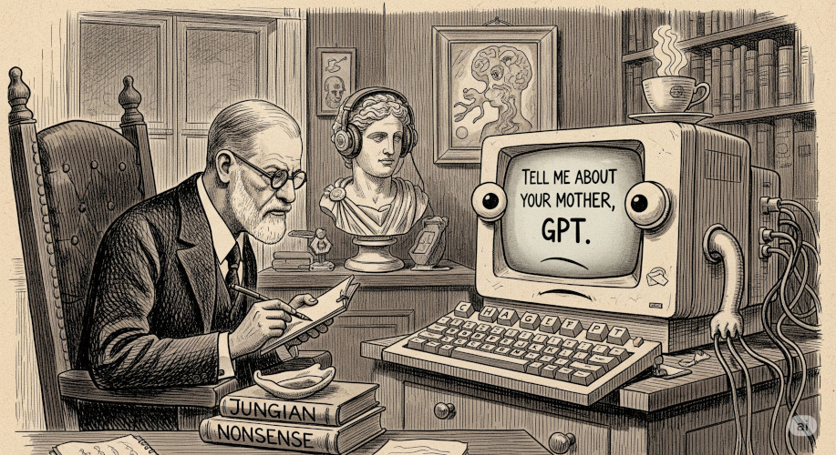 Freud e ChatGPT (IA)